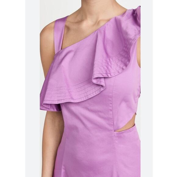 VERONICA BEARD Beilla One-Shoulder Midi Dress Size 16 NWT - Picture 12 of 14